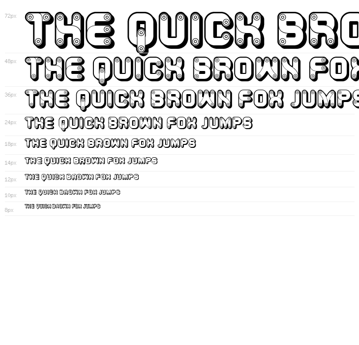 Rouleaux Hollow Regular Waterfall