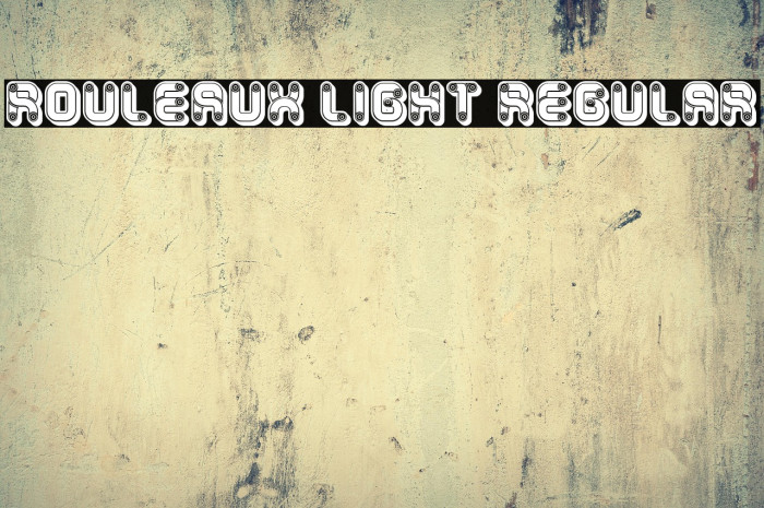 Rouleaux Light Regular Example 2