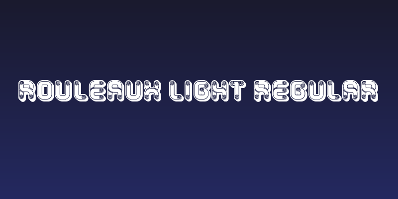 Rouleaux Light Regular Social Header