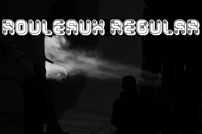 Rouleaux Regular Font examples