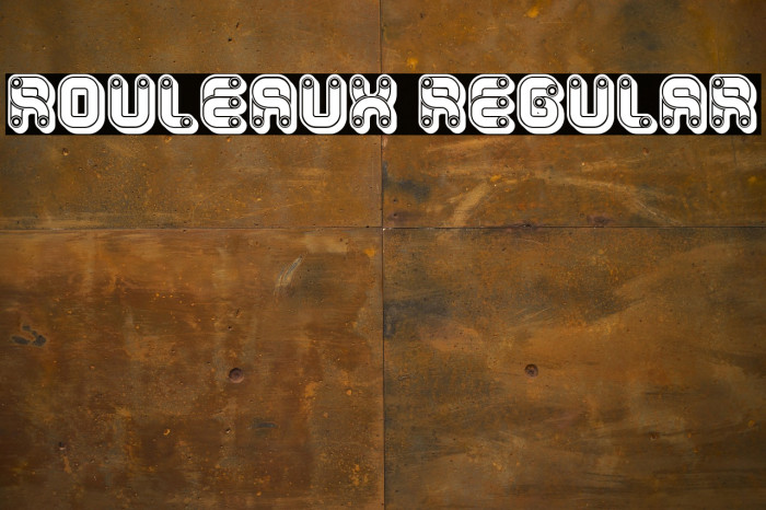 Rouleaux Regular Example 3