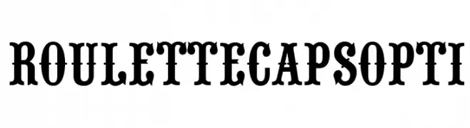 RouletteCapsOpti  Free Fonts Download