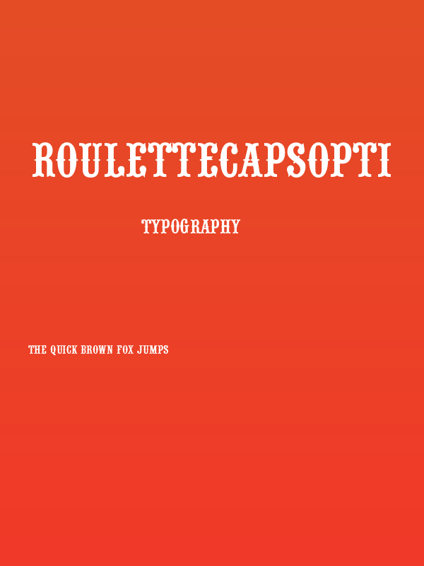 RouletteCapsOpti Poster