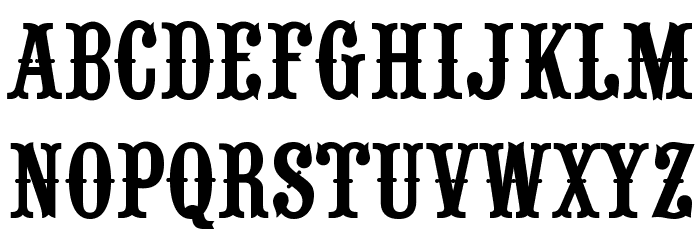 RouletteCapsOpti Font LOWERCASE