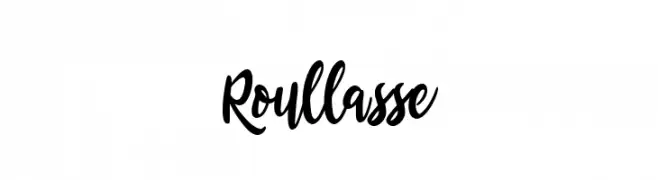 Roullasse  フリーフォントのダウンロード