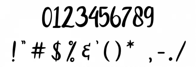 Roullasse Font OTHER CHARS