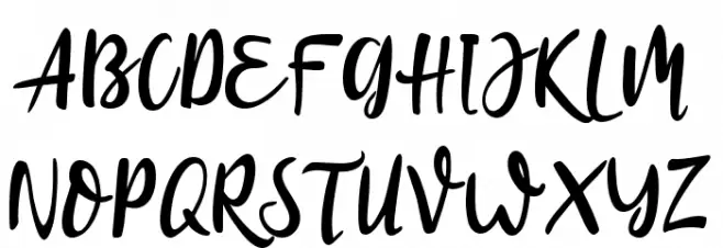 Roullasse Schriftart Groß