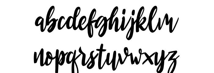 Roullasse Font LOWERCASE