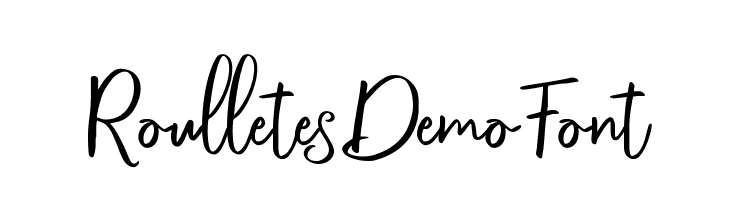 RoulletesDemoFont  Free Fonts Download
