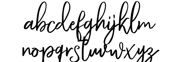 RoulletesDemoFont Font LOWERCASE