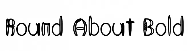 Round About Bold  Frei Schriftart Herunterladen