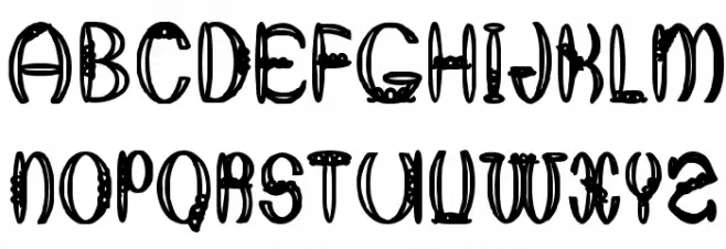 Round About Bold Шрифта ВЕРХНИЙ