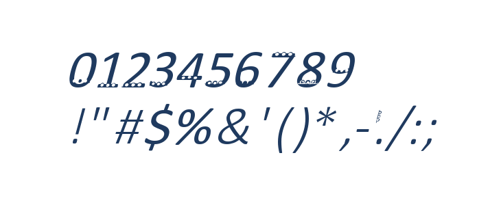 Round About Italics Other Characters