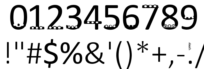 Round About Ratherish Font OTHER CHARS