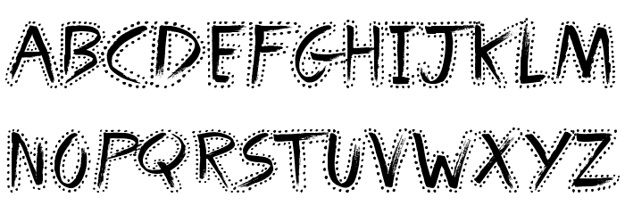Round About Font LOWERCASE