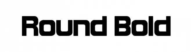 Round Bold  les polices de caractères gratuit tlcharger