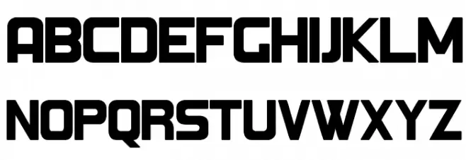 Round Bold Schriftart Groß