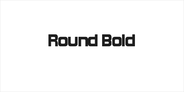 Round Bold Logo