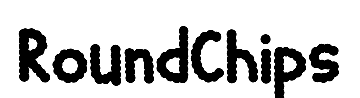 Round Chips  font caratteri gratis