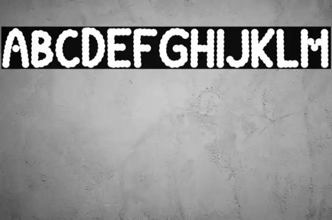 Round Chips Font examples