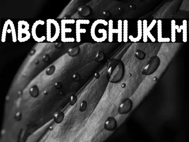 Round Chips Font examples