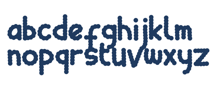 Round Chips Lowercase