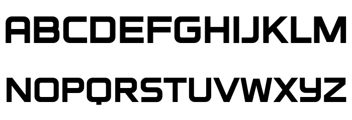 Round Control Font LOWERCASE