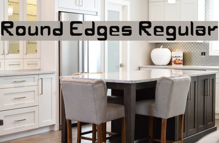 Round Edges Regular Font examples