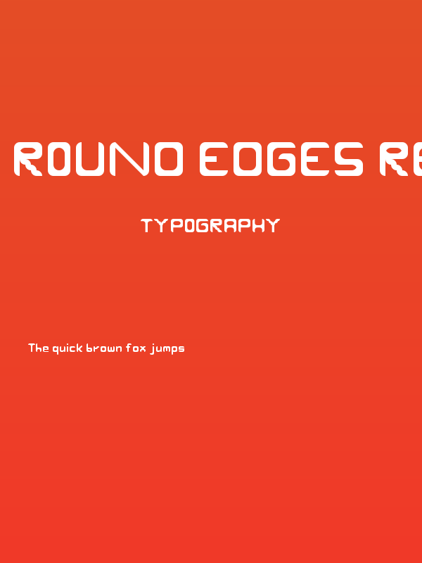 Round Edges Regular Poster