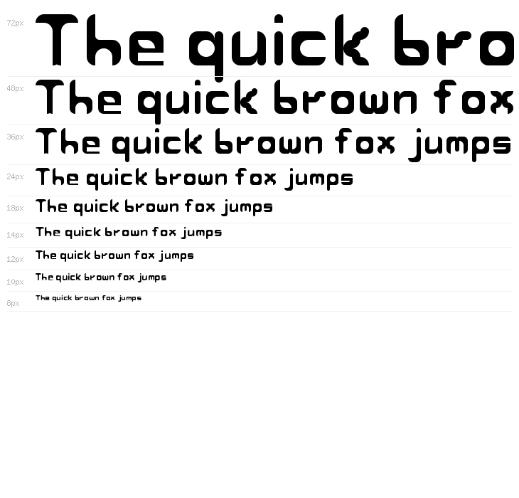 Round Edges Regular Waterfall