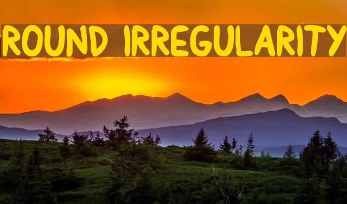 Round Irregularity Font examples