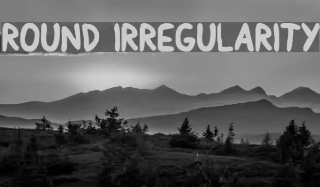 Round Irregularity Шрифта examples
