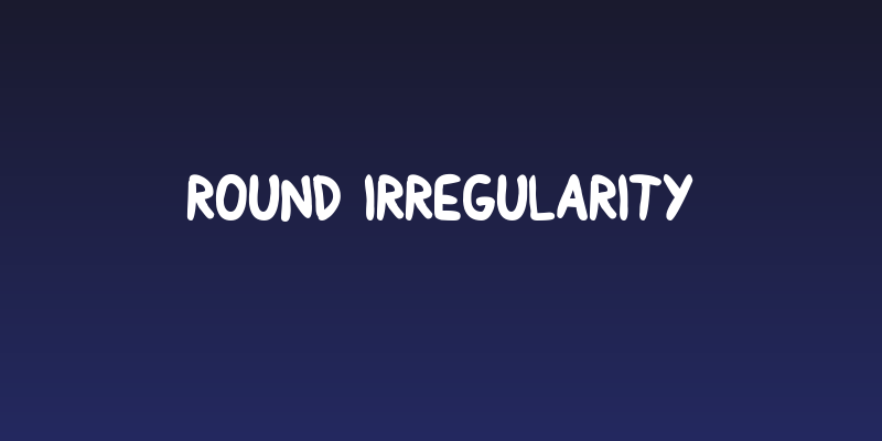 Round Irregularity Social Header