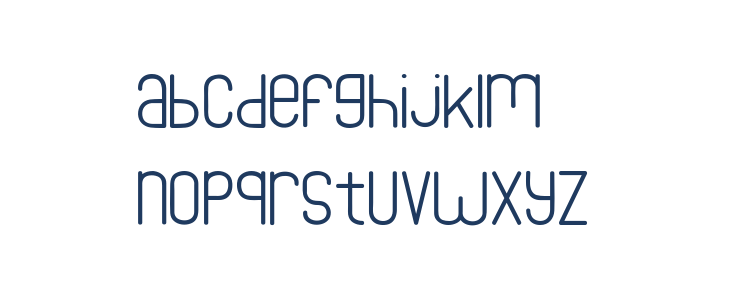 Round Light Lowercase