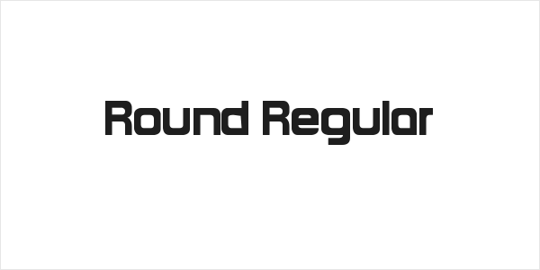 Round Regular Logo