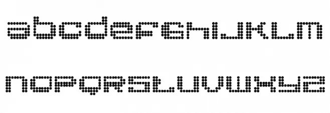 Round Regular 字体 大写