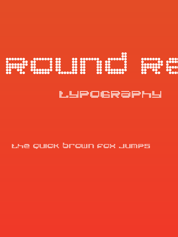 Round Regular Poster