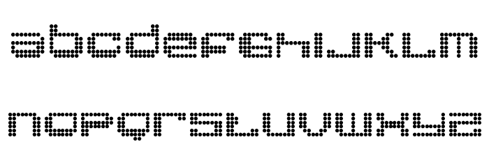 Round Regular Font LOWERCASE