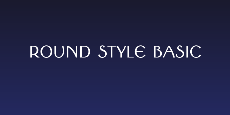 Round Style Basic Social Header