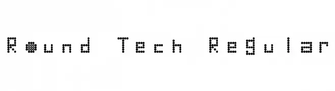 Round Tech Regular  नि: शुल्क फ़ॉन्ट्स डाउनलोड