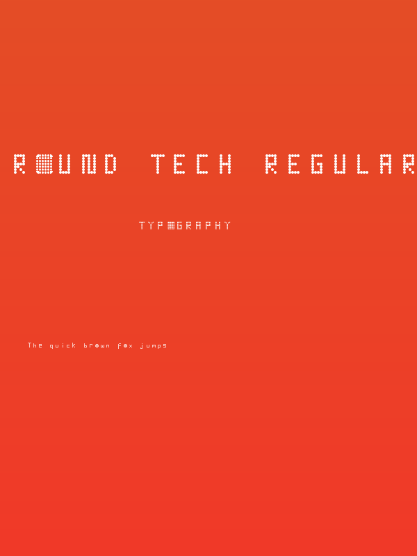 Round Tech Regular Poster