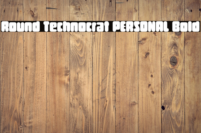 Round Technocrat PERSONAL Bold Example 3