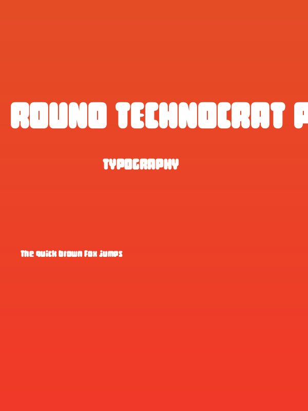 Round Technocrat PERSONAL Bold Poster