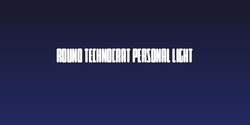 Round Technocrat PERSONAL Light Social Header