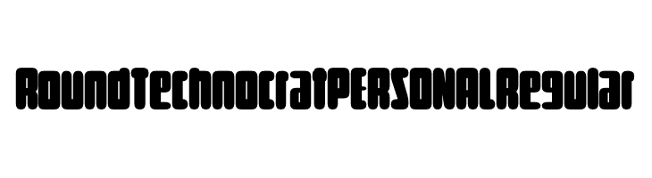 Round Technocrat PERSONAL Regular  les polices de caractères gratuit tlcharger