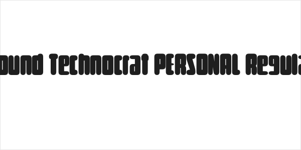 Round Technocrat PERSONAL Regular Logo