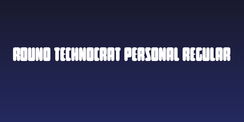 Round Technocrat PERSONAL Regular Social Header