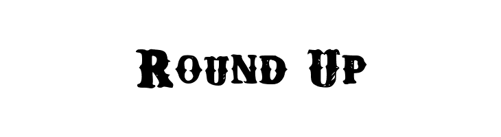 Round Up Font