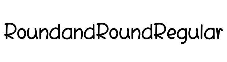 Round and Round Regular  Free Fonts Download