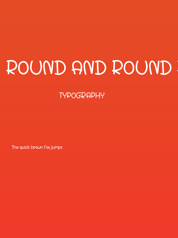 Round and Round Regular Poster